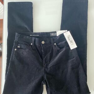 AG Mari Mid-Rise Slime Straight Jeans